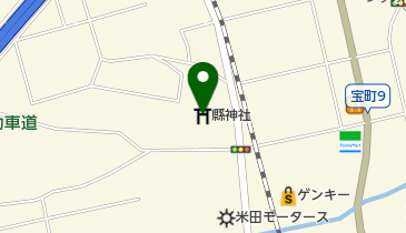 縣神社の地図画像