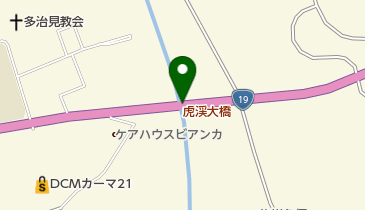 虎渓大橋の地図画像