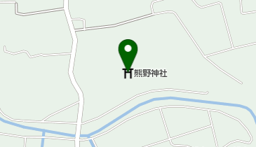 熊野神社の地図画像