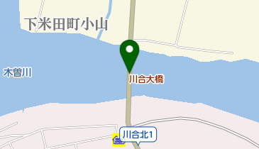 川合大橋の地図画像