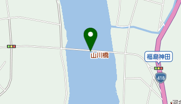 山川橋の地図画像