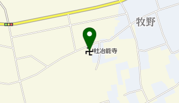 杜冶能寺の地図画像