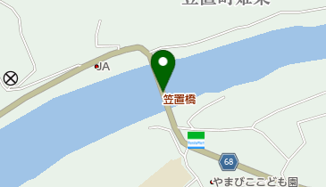 笠置橋の地図画像