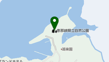 恵那峡県立自然公園の地図画像