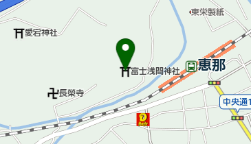 富士浅間神社の地図画像