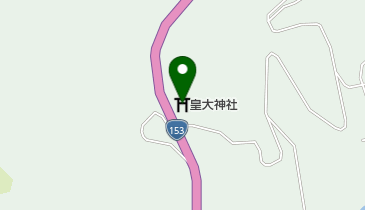 皇大神社の地図画像