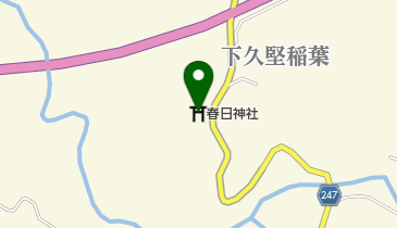 春日神社の地図画像