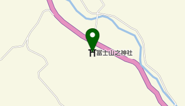 冨士山之神社の地図画像