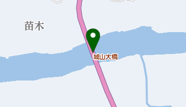城山大橋の地図画像