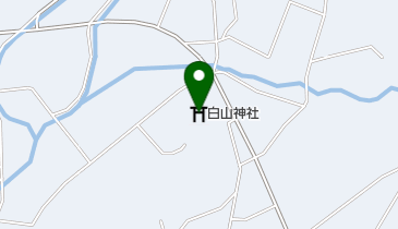 白山神社の地図画像