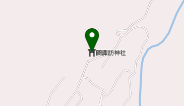 蘭諏訪神社の地図画像