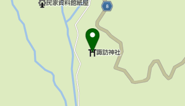 諏訪神社の地図画像