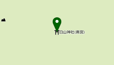白山神社(奥宮)の地図画像