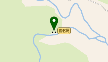 雨乞滝の地図画像