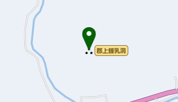 郡上鐘乳洞の地図画像