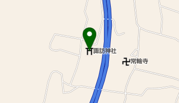 諏訪神社の地図画像