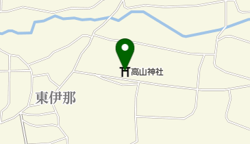 高山神社の地図画像