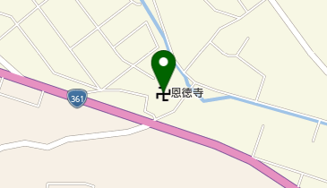 恩徳寺の地図画像