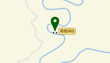 雨畑渓谷の地図画像