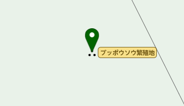 ブッポウソウ繁殖地の地図画像