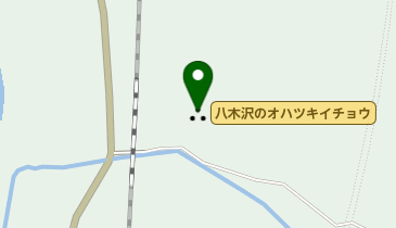 八木沢のオハツキイチョウの地図画像
