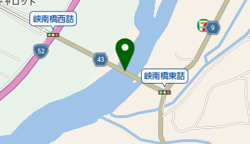 峡南橋の地図画像