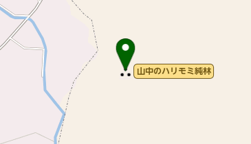 山中のハリモミ純林の地図画像