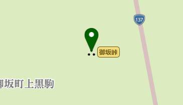 御坂峠の地図画像