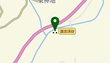 道志渓谷の地図画像
