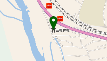 三社神社の地図画像