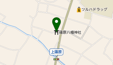 篠原八幡神社の地図画像