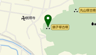 銚子塚古墳の地図画像