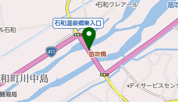 笛吹橋の地図画像