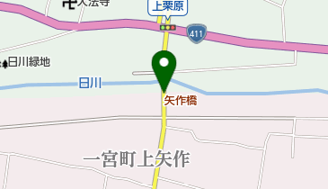 矢作橋の地図画像