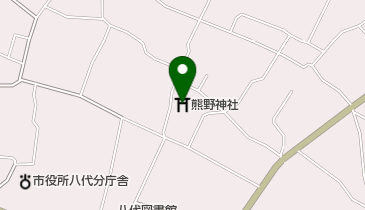 熊野神社の地図画像