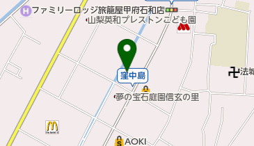 風林火山響の里の地図画像