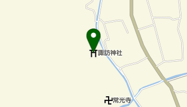 諏訪神社の地図画像