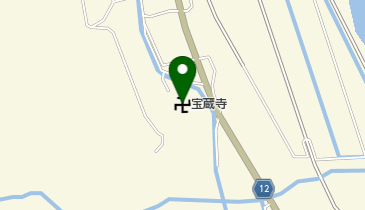 宝蔵寺の地図画像