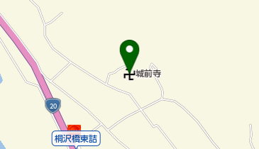 城前寺の地図画像