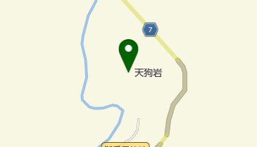 天狗岩の地図画像