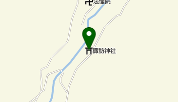 諏訪神社の地図画像