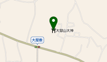 大獄山大神の地図画像