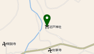 近戸神社の地図画像