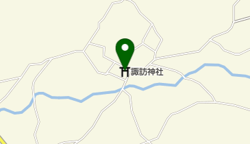 諏訪神社の地図画像