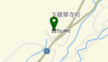 白山神社の地図画像