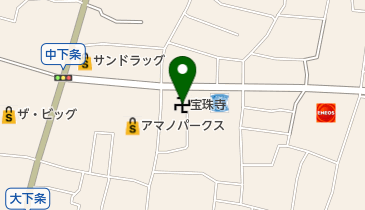 宝珠寺の地図画像