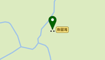 魚留滝の地図画像