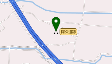 阿久遺跡の地図画像