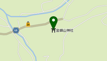 金峰山神社の地図画像