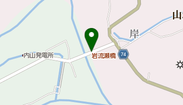 岩流瀬橋の地図画像